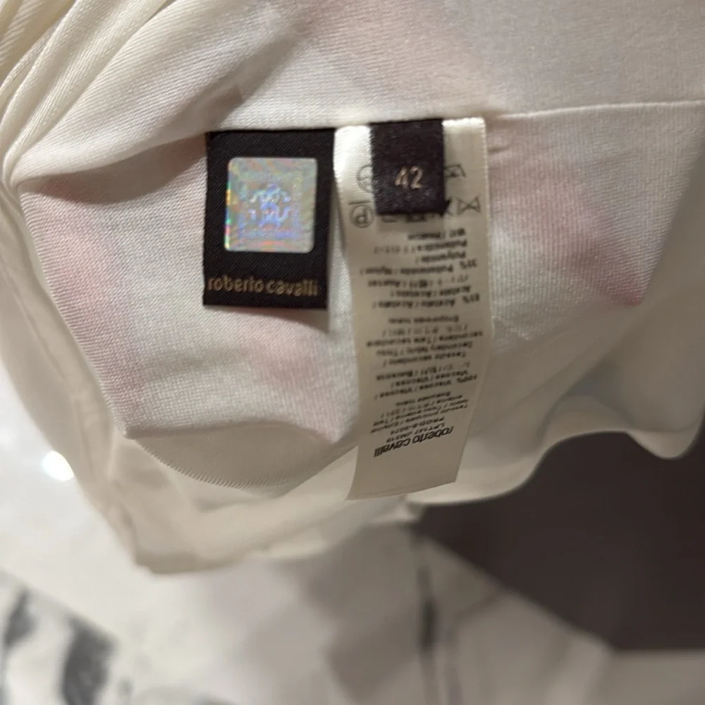 Roberto Cavalli Abstract Print Dress 💙💛💚🤍 - Picture 12 of 17